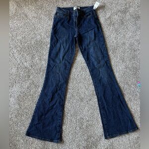 RSQ low rise flare blue jeans